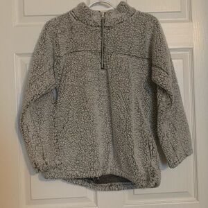Speckled Half Zip Top